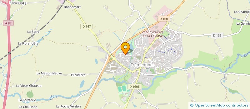 localisation de l'entreprise PIETIS  TREMENTINES