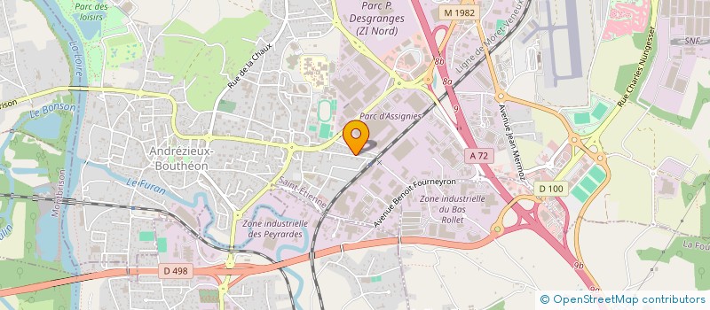 localisation de l'entreprise PIETRA IMMOBILIS  ANDREZIEUX-BOUTHEON