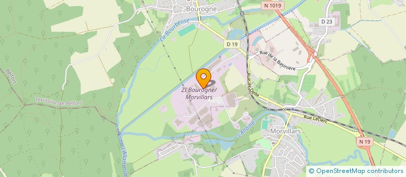 localisation de l'entreprise PIETRA LA GRAVIERE à BOUROGNE