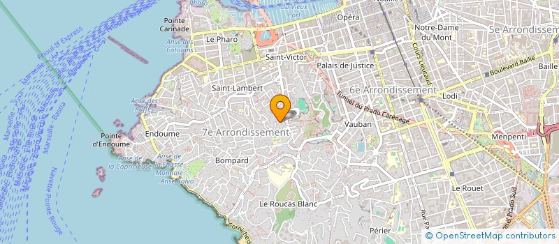 localisation de l'entreprise PIETRAGR à MARSEILLE