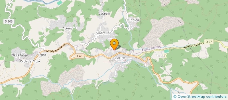 localisation de l'entreprise PIETRALBA PAIN CHAUD à CAURO