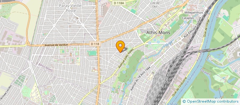 localisation de l'entreprise PIETREMENT KOMOLKA à ATHIS MONS