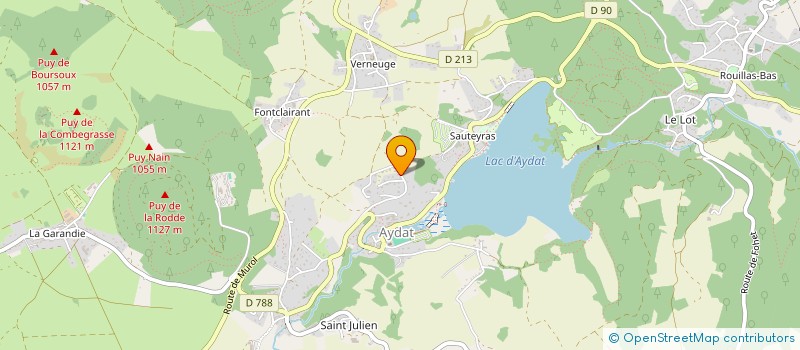 localisation de l'entreprise PIETRI & BOSIGER  AYDAT