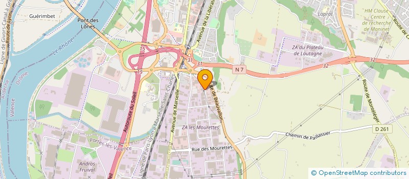 localisation de l'entreprise PIETRI DEPANNAGE à VALENCE