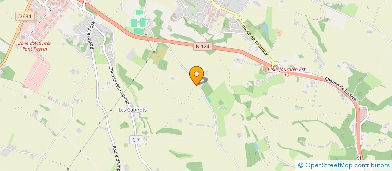 localisation de l'entreprise PIETRI DUMEZ  L'ISLE-JOURDAIN