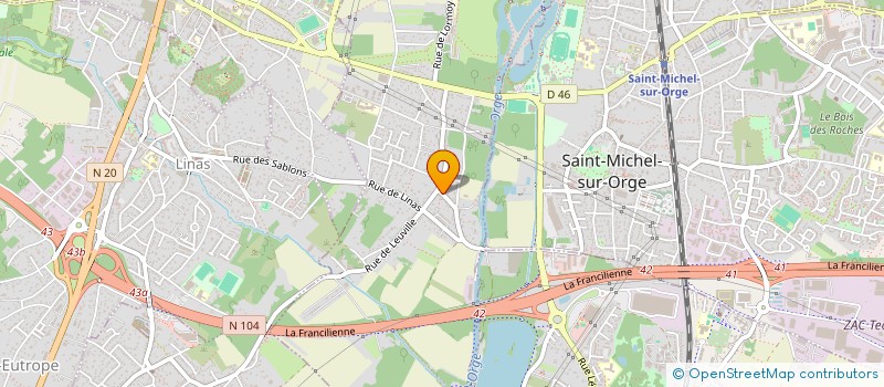 localisation de l'entreprise PIETRISSIMMO à LONGPONT-SUR-ORGE