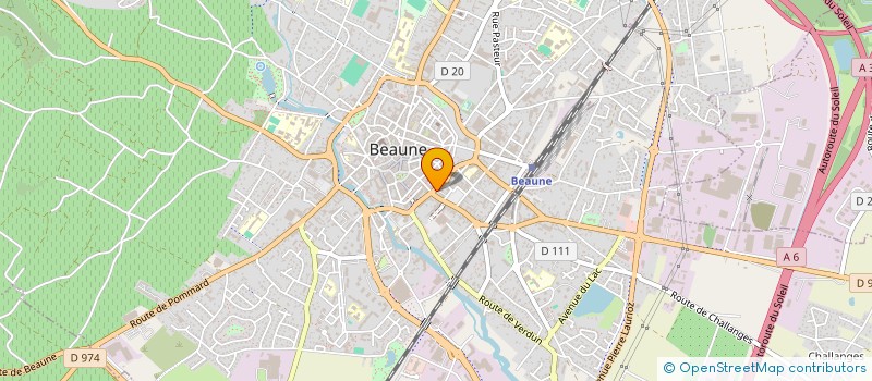 localisation de l'entreprise PIETRO à BEAUNE
