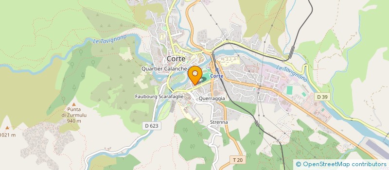 localisation de l'entreprise PIETRO CORT à CORTE