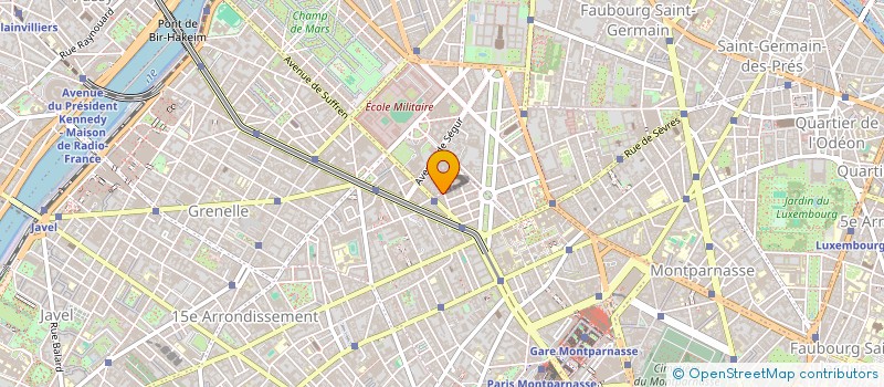 localisation de l'entreprise PIETROPOLI M. BLANGOUT G.  PARIS