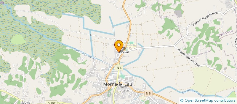 localisation de l'entreprise PIEUVRE à MORNE A L EAU