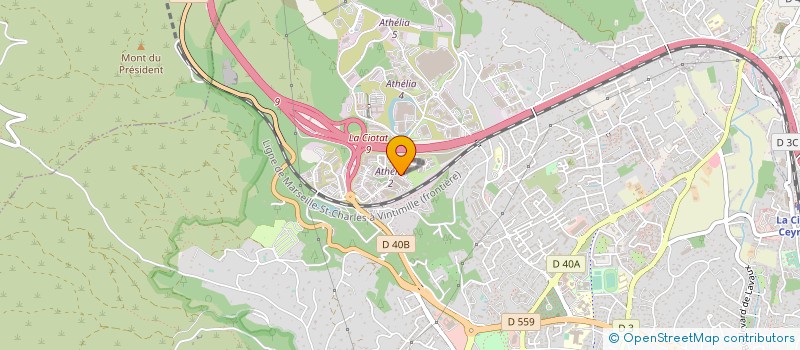 localisation de l'entreprise PIEUVRE OCCITANE à LA CIOTAT