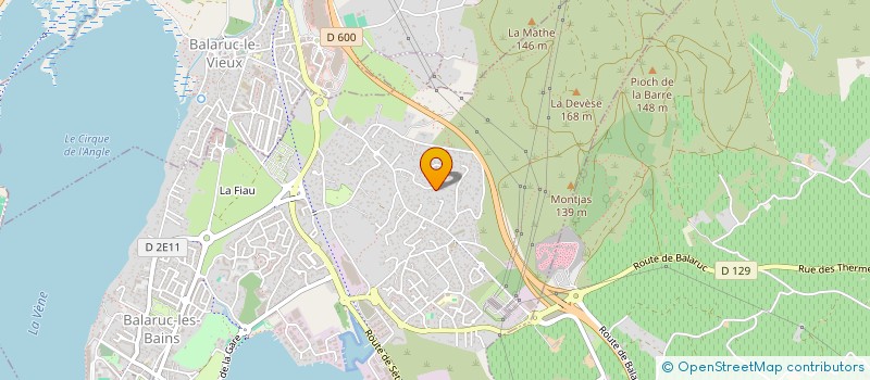 localisation de l'entreprise PIEYEN  BALARUC-LES-BAINS