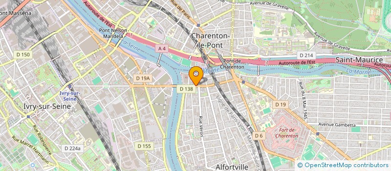 localisation de l'entreprise PIEZO à ALFORTVILLE