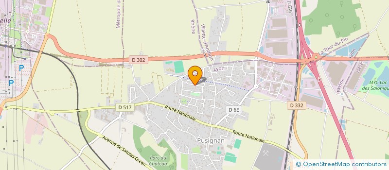 localisation de l'entreprise PIEZO MOUVEMENT  PUSIGNAN