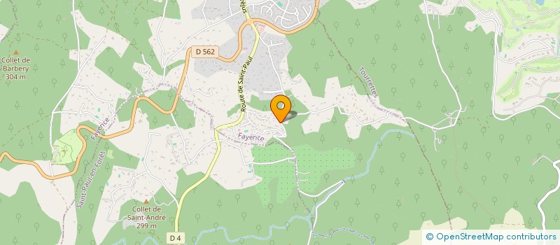 localisation de l'entreprise PIEZZO  FAYENCE