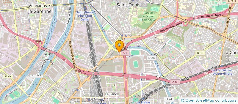 localisation de l'entreprise PIF EDITIONS à SAINT-DENIS