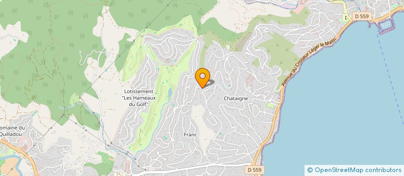 localisation de l'entreprise PIF ET PAF  SAINTE-MAXIME