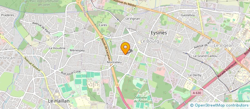 localisation de l'entreprise PIF PRODUCTION  EYSINES