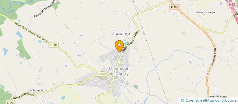 localisation de l'entreprise PIFAPALI  MONTPEZAT-DE-QUERCY