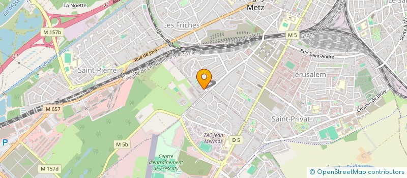 localisation de l'entreprise PIFFLINGER PERE ET FILS  MONTIGNY-LES-METZ