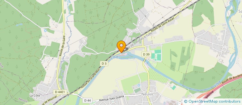 localisation de l'entreprise PIFPAF  NEUVIC