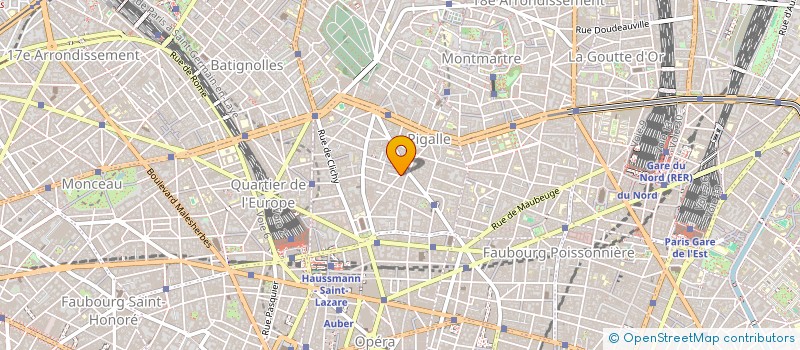 localisation de l'entreprise PIGALE FRUITS  PARIS