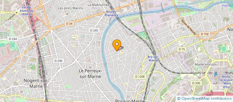 localisation de l'entreprise PIGALLE  BRY-SUR-MARNE