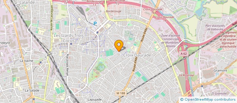 localisation de l'entreprise PIGASSA L'ARBORISTE  TOULOUSE