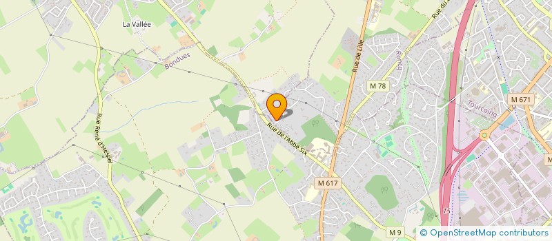 localisation de l'entreprise PIGASSOU-BOULO à RONCQ