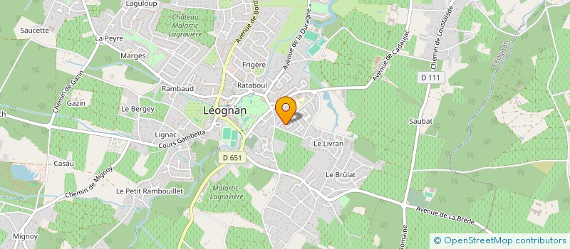 localisation de l'entreprise PIGEANNE INDIVISION  LEOGNAN