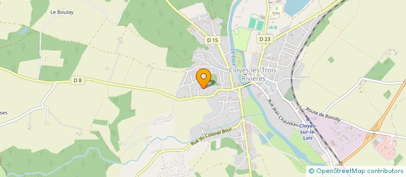 localisation de l'entreprise PIGEOLET SERVICES à CLOYES-LES-TROIS-RIVIERES