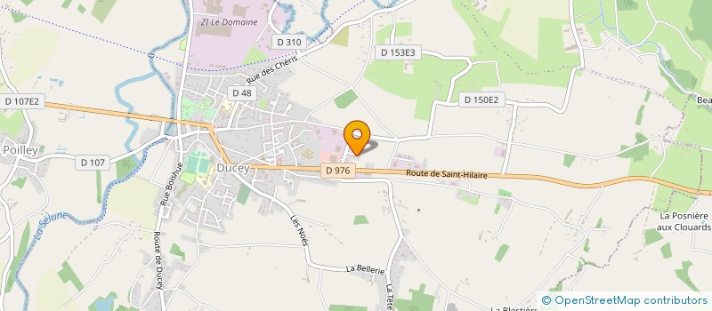 localisation de l'entreprise PIGEON EAU & SOLUTIONS à DUCEY-LES CHERIS