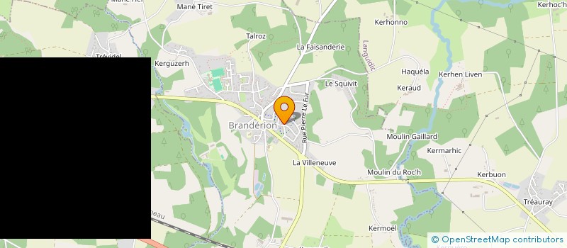 localisation de l'entreprise PIGEON GRANULATS BRETAGNE  HENNEBONT