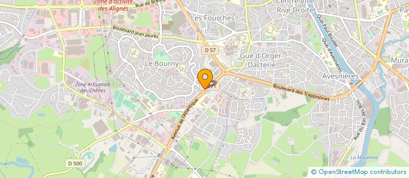 localisation de l'entreprise PIGEON GRANULATS CENTRE ILE DE FRANCE à LAVAL