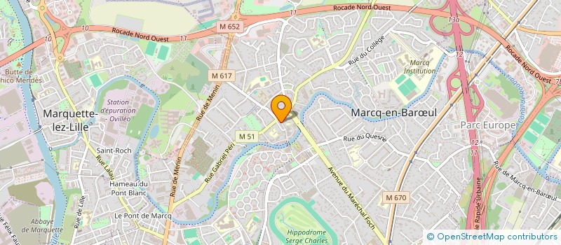 localisation de l'entreprise PIGEON VOLE à MARCQ-EN-BARŒUL
