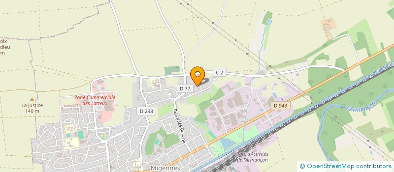 localisation de l'entreprise PIGEONS & HIRONDELLES à MIGENNES