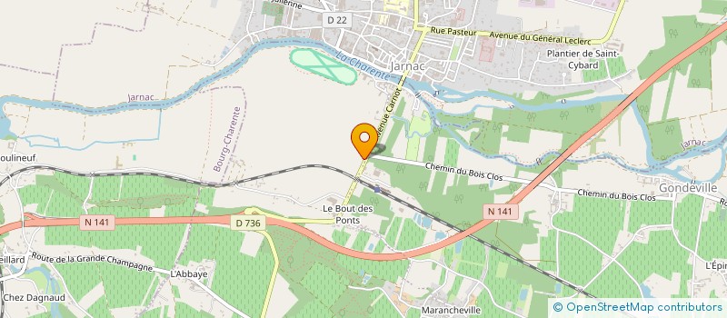 localisation de l'entreprise PIGET IMMO  MAINXE-GONDEVILLE