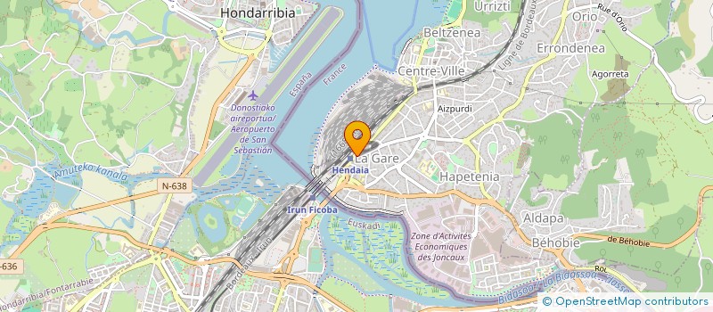 localisation de l'entreprise PIGINI FRANCE ACCORDEONS & CLICMUSIC  HENDAYE