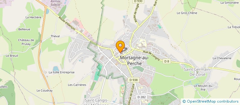 localisation de l'entreprise PIGMALION à MORTAGNE-AU-PERCHE