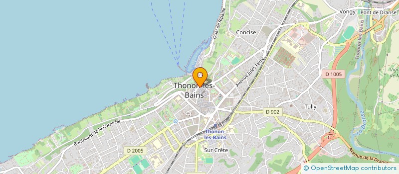 localisation de l'entreprise PIGMENT à THONON-LES-BAINS
