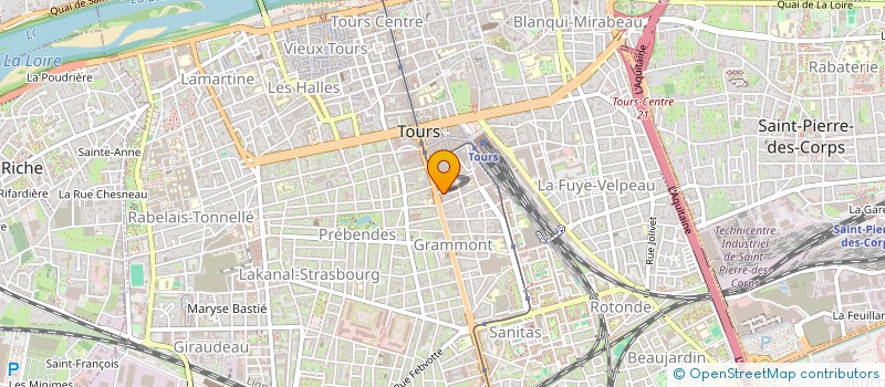 localisation de l'entreprise PIGMENT  TOURS