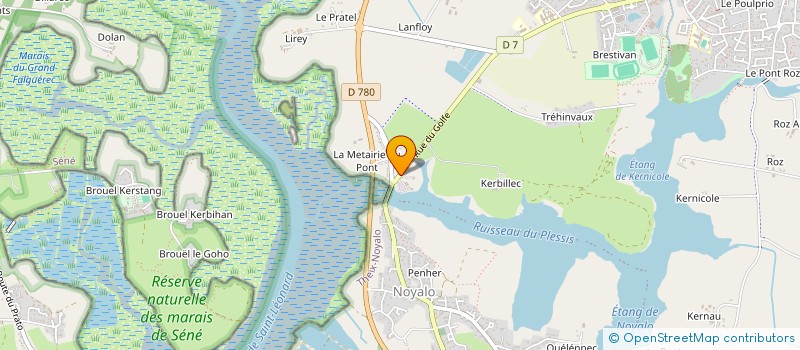 localisation de l'entreprise PIGMENT ROUGE  SAINT-ARMEL