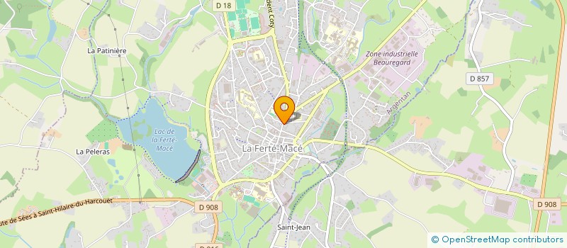 localisation de l'entreprise PIGMENTS DANS L'HAIR à LA FERTE MACE