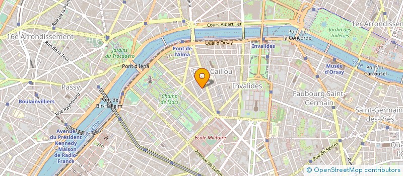 localisation de l'entreprise PIGMENTS PEINTURES NATURELLES à PARIS