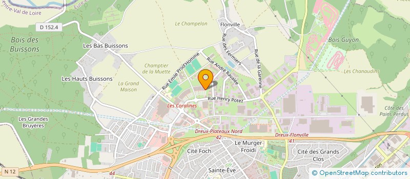 localisation de l'entreprise PIGNA à DREUX