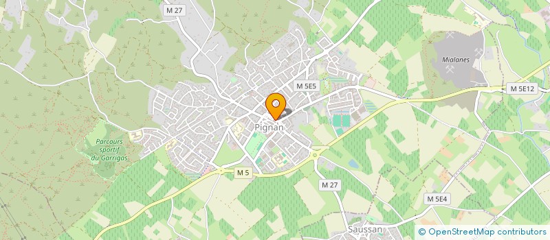 localisation de l'entreprise PIGNAN ON LINE à PIGNAN