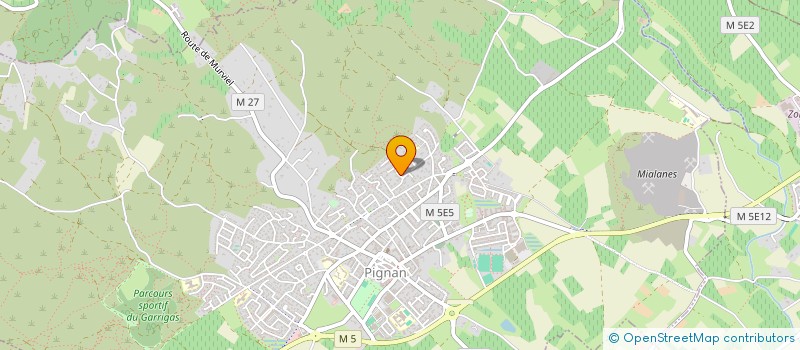 localisation de l'entreprise PIGNAN VTT à PIGNAN