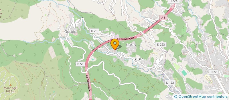 localisation de l'entreprise PIGNATE  GORBIO