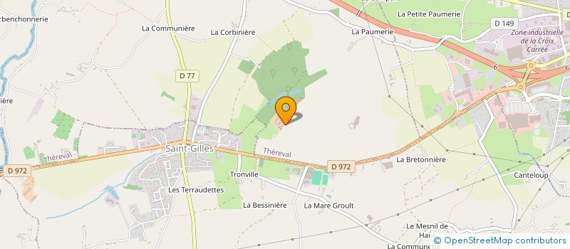 localisation de l'entreprise PIGNOLET  THEREVAL