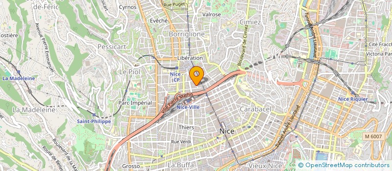 localisation de l'entreprise PIGNON ET COMPAGNIE à NICE